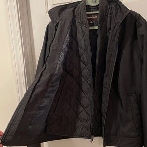 Michael Kors Lightweight Coat with Zip-In Quilted Vest - M